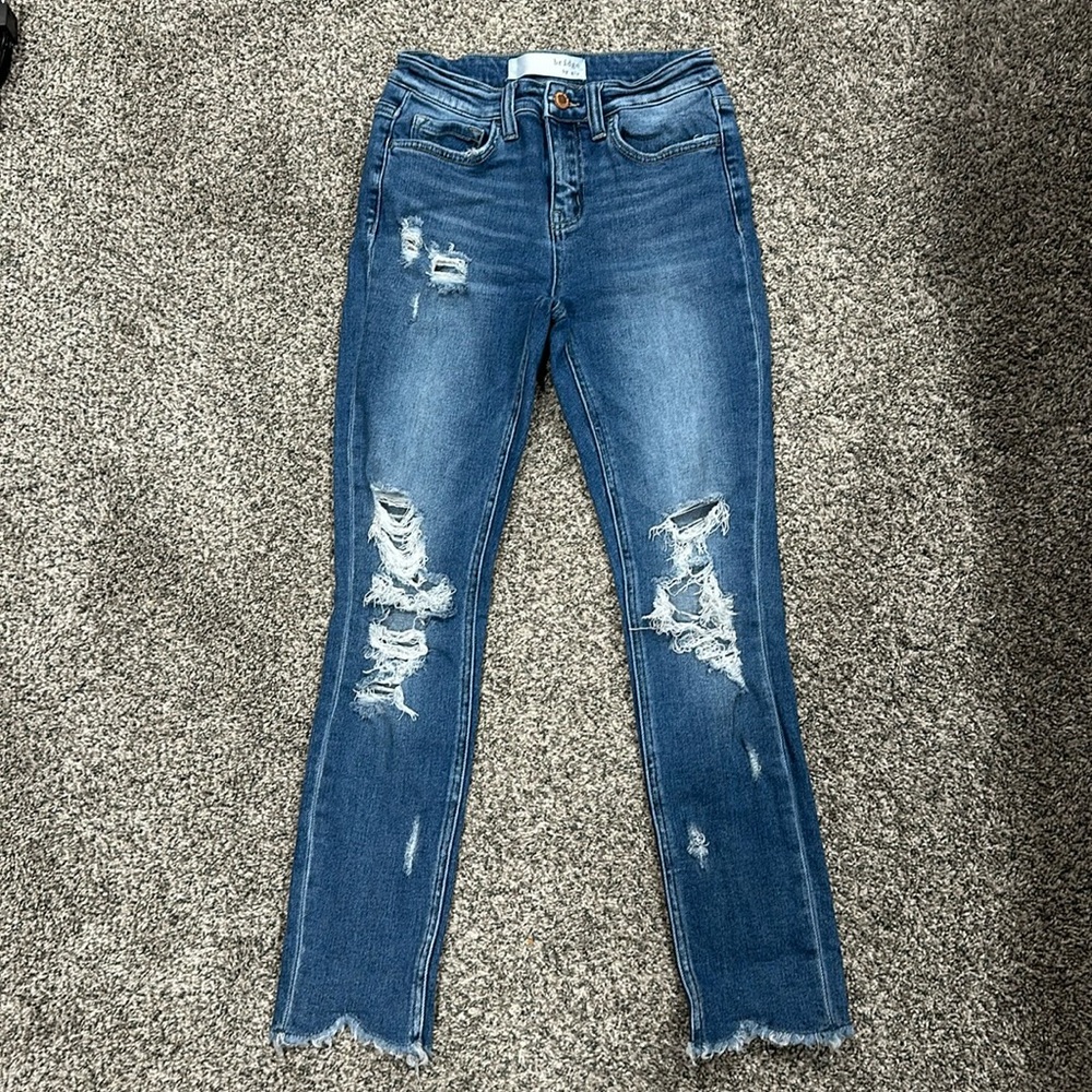 Bridge by Gly Mid-Rise Ankle Skinny Jeans